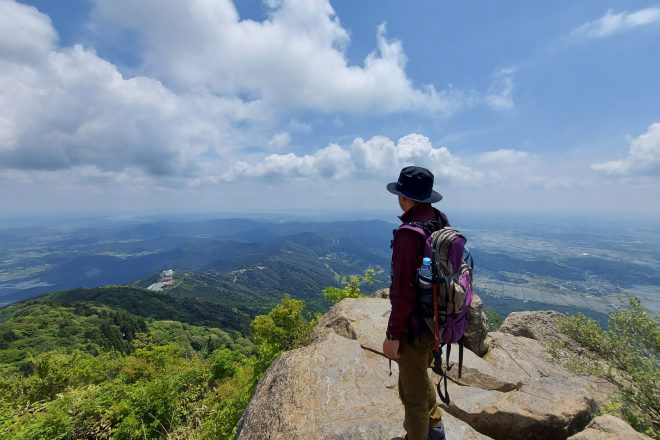 日本百名山　筑波山に